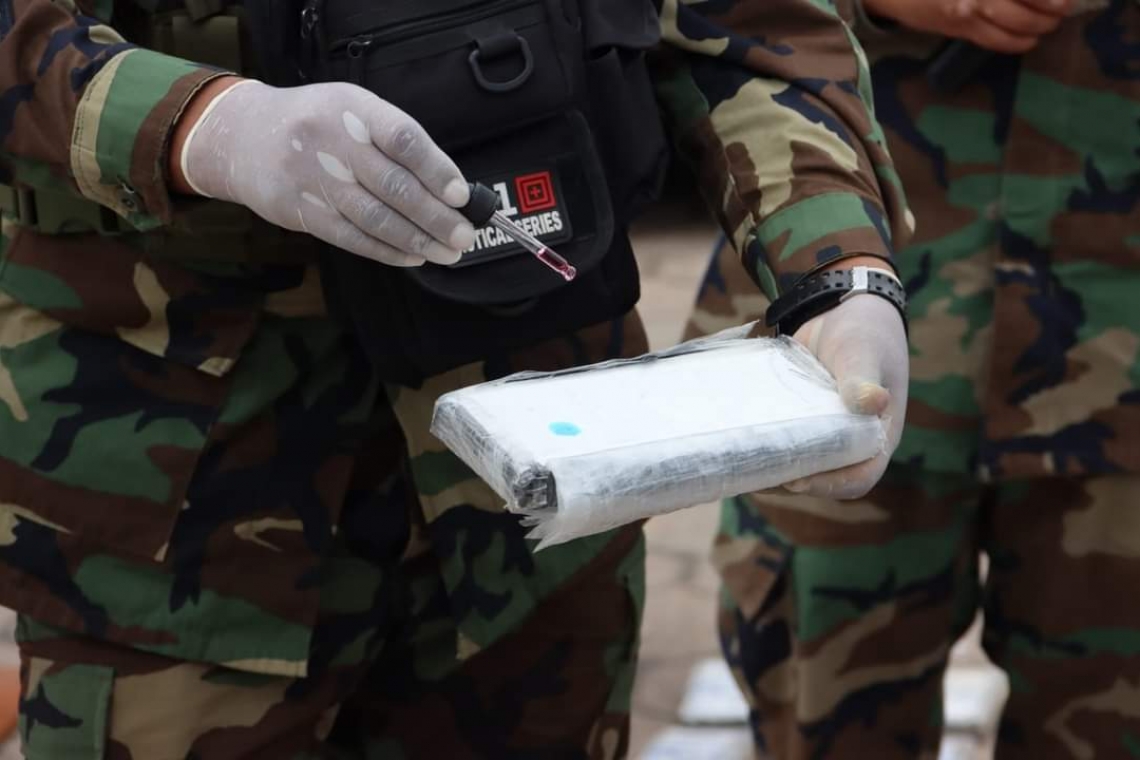 La FELCN afecta con $us 1.625 con incautación de media toneladas de cocaína