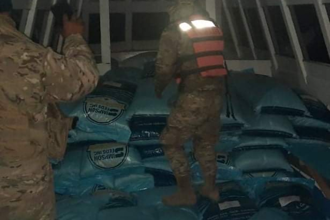 Militares incautan un camión con granos de lenteja en Chua Cocani