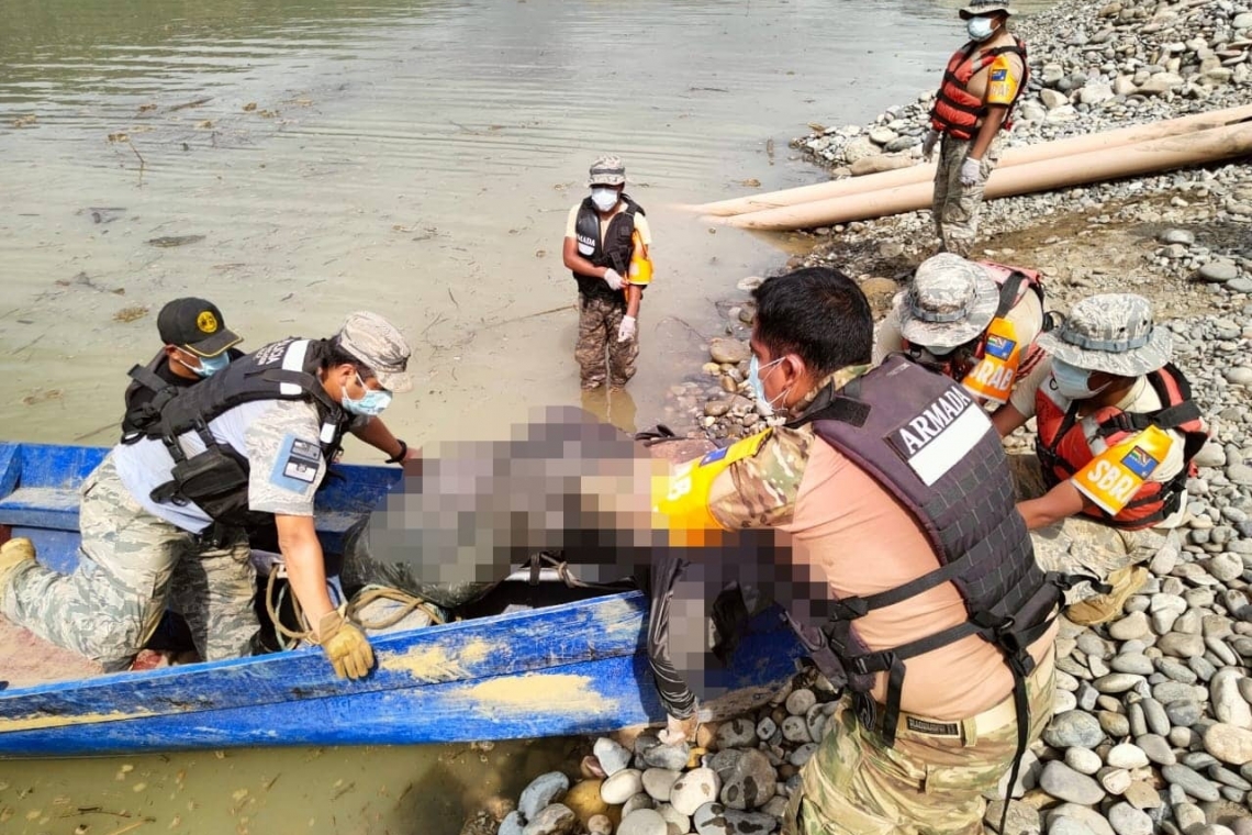 Navales rescatan sin vida a colombiano, el quinto de siete desaparecidos en el río Mapiri
