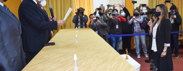 Jurista Sandra Gutiérrez fue posesionada como Fiscal Departamental de Tarija