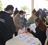 Entrega de alimentos a personas con discapacidad es verificada por viceministros