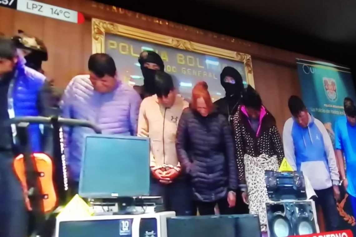 Caen tres organizaciones criminales en La Paz y El Alto, usaban armas de fuego