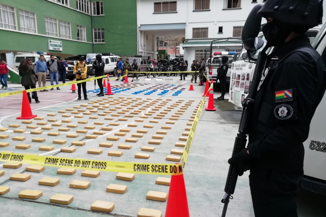 La Fiscalía registra 2.025 casos por narcotráfico en Bolivia el 2021 