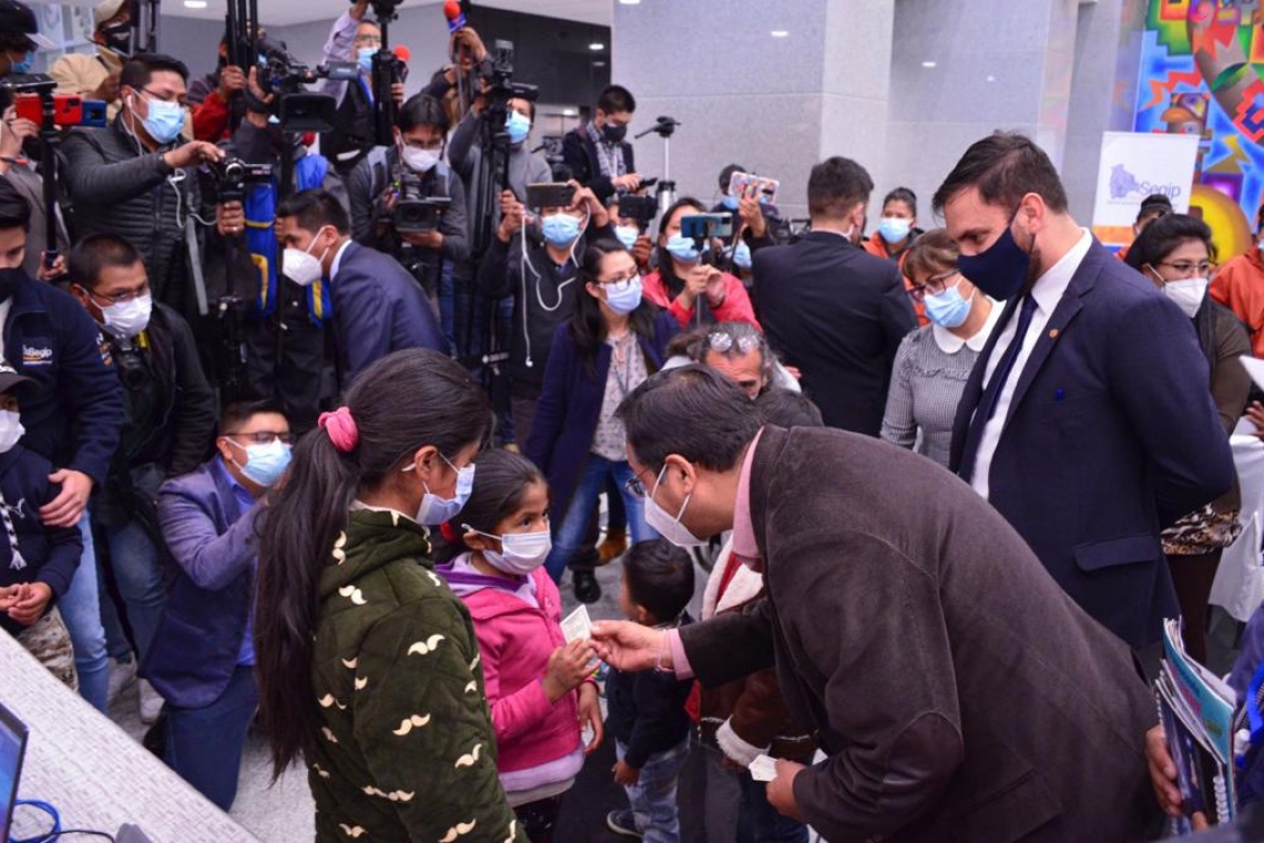 SEGIP emitirá cédulas gratuitas a niñas, niños y adolescentes de centros de acogida