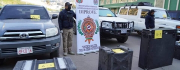 Policía recupera vehículos vendidos por venezolanos de Juan Guaidó el 2019-2020