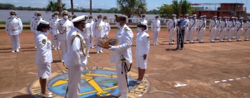 Se cumple el relevo de comandantes en el tercer Distrito Naval “Madera”