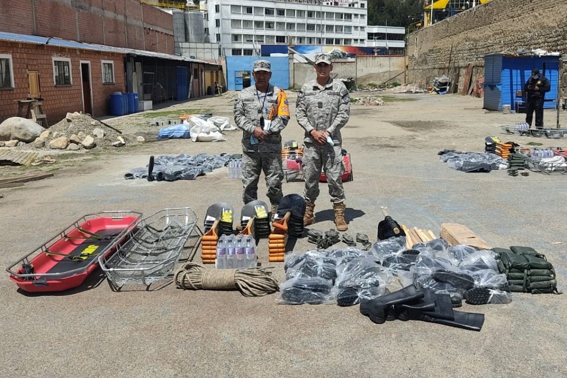 Unidades de rescate de la Armada se fortalecen con equipos de logística