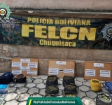 Fuerza antidroga de Sucre confisca 13 kilos de doga y aprehende a 3 implicados