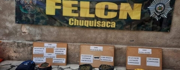 Fuerza antidroga de Sucre confisca 13 kilos de doga y aprehende a 3 implicados