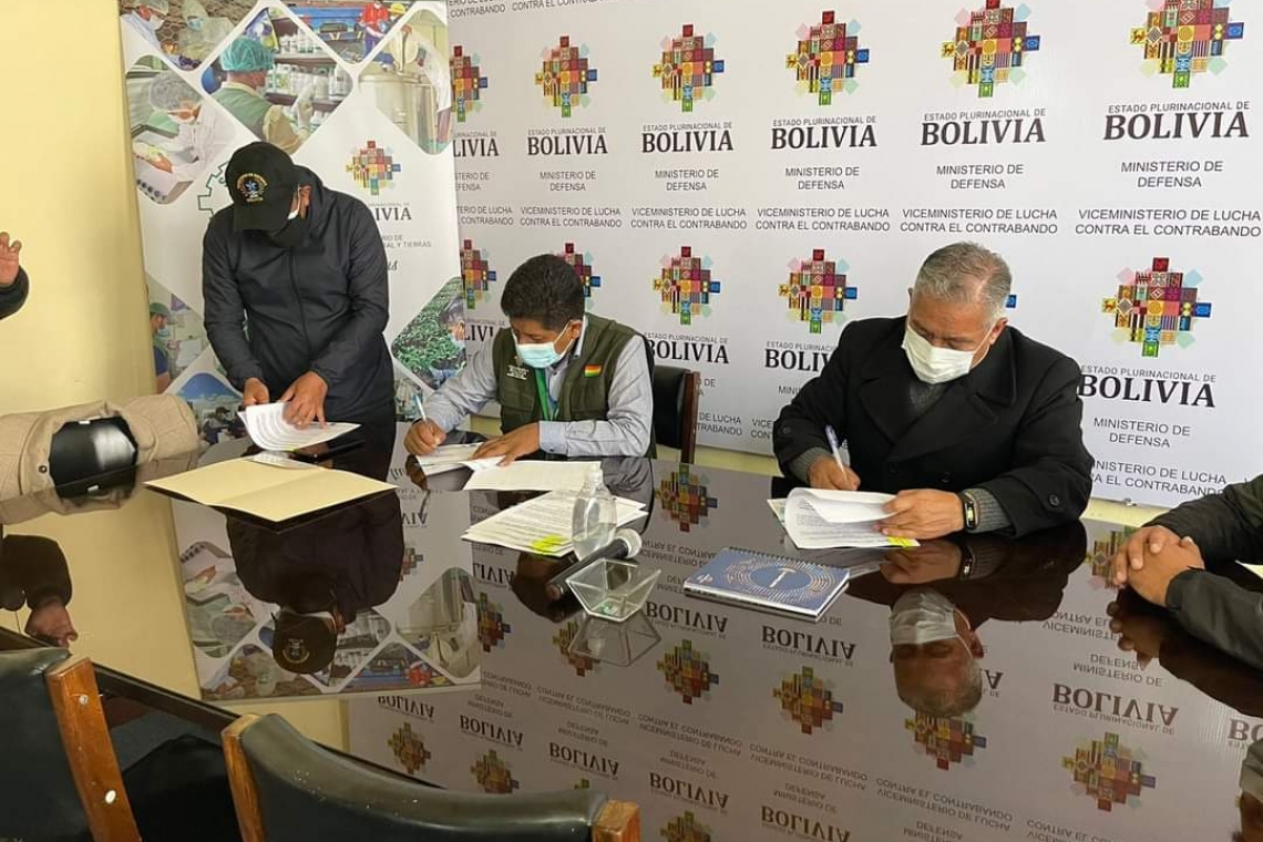 SENASAG fortalece lucha contra el contrabando en fronteras