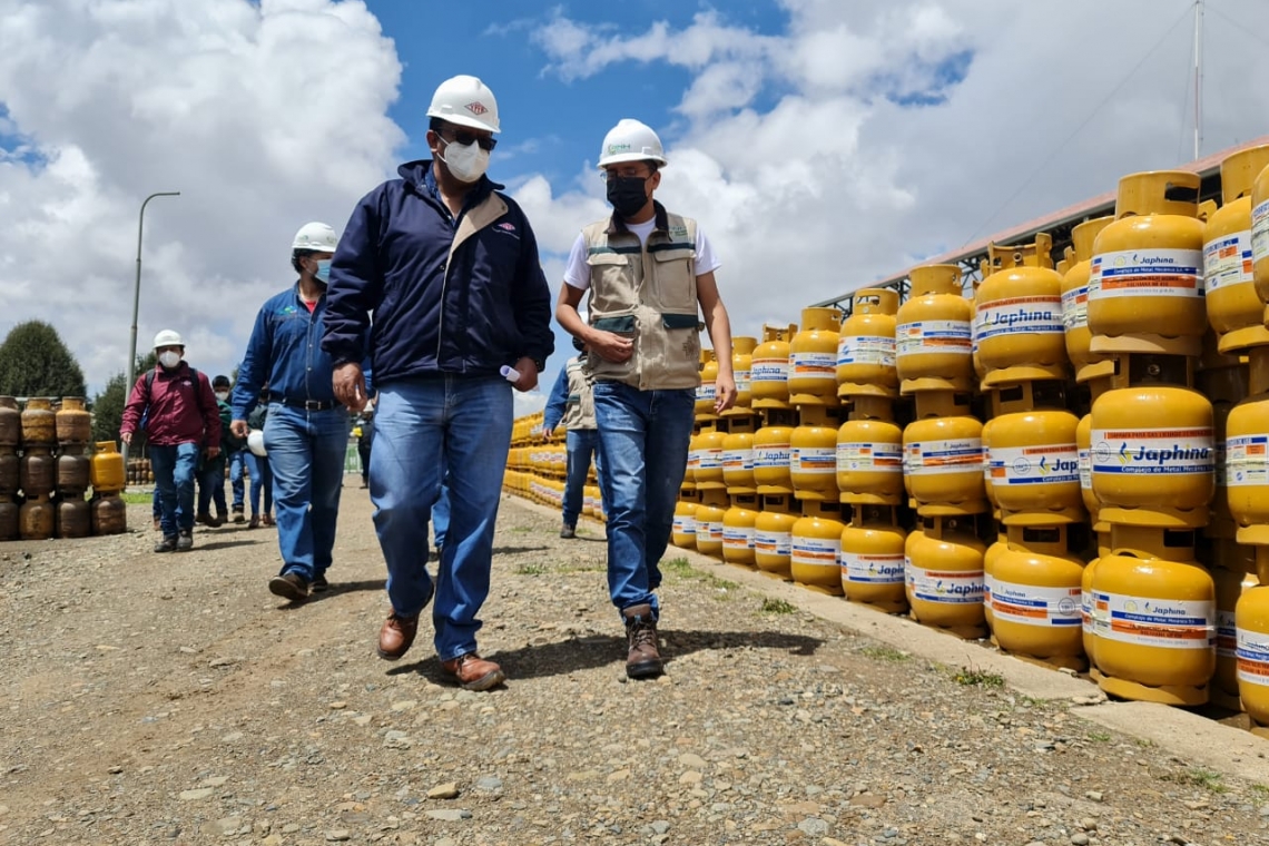 ANH entrega a La Paz 12.000 garrafas nuevas de GLP