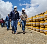 ANH entrega a La Paz 12.000 garrafas nuevas de GLP