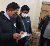 Policía aprehende a tres persona al encontrar electrodomésticos falsificados en La Paz