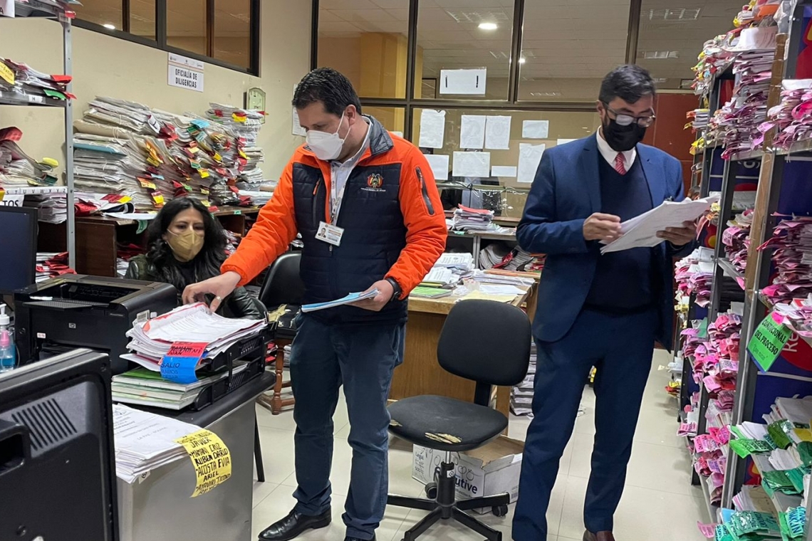 Fiscalía General detecta irregularidades en juzgados de Ejecución Penal de La Paz