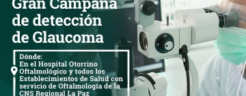 La CNS inicia campaña para detectar Glaucoma a nivel nacional