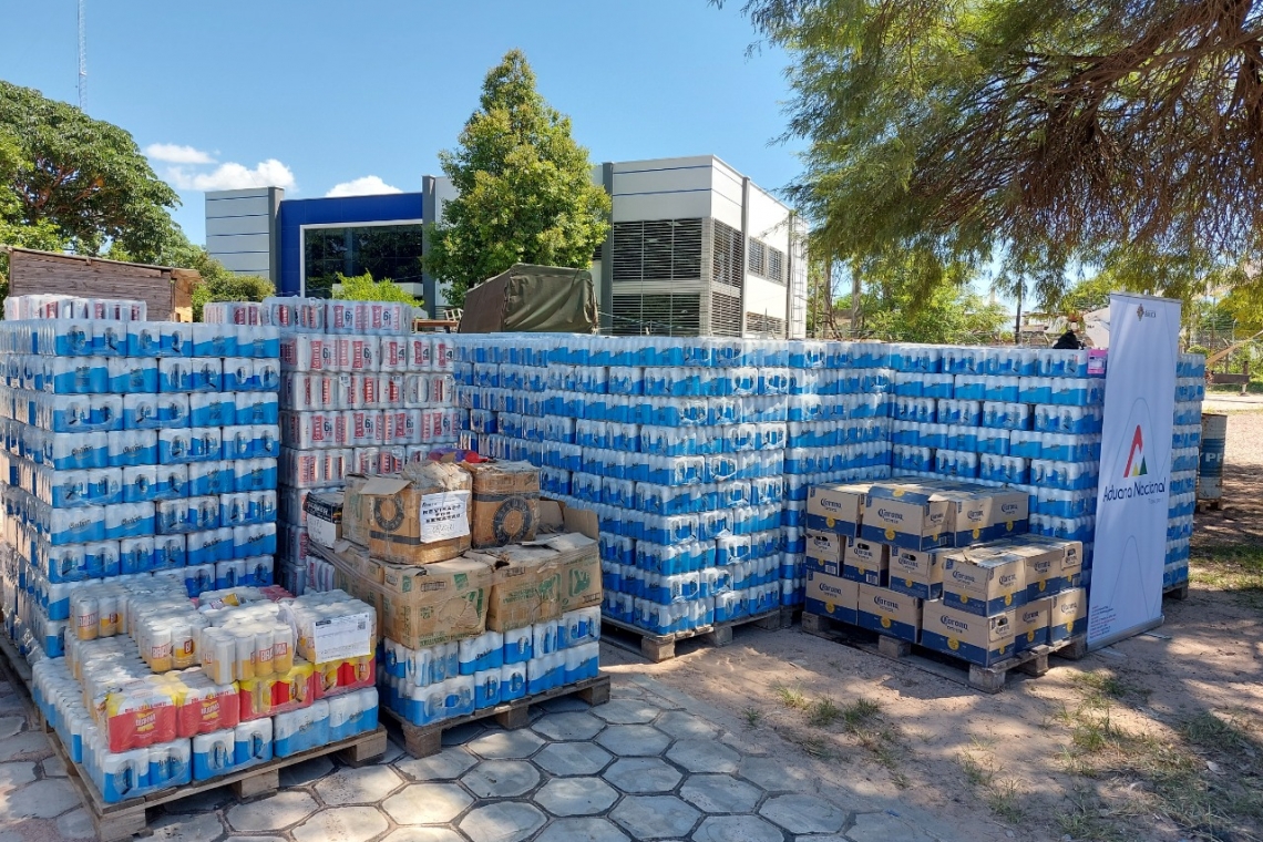 Destruyen 58 toneladas de bebidas comisadas los días carnaval en Yacuiba