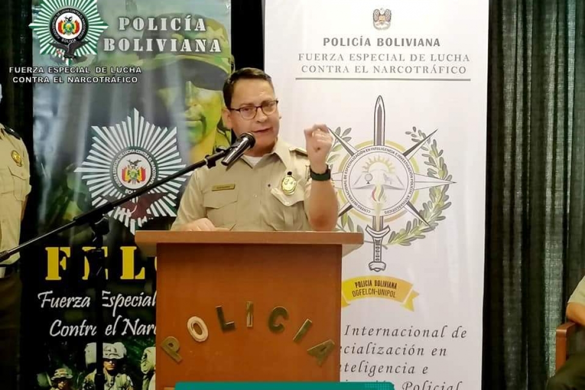 Se crea Centro Internacional de Especialización Antinarcótico en Bolivia