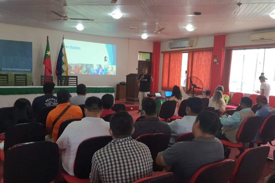 Gran campaña de vacunación en Cobija contra el COVID-19 y otras enfermedades 