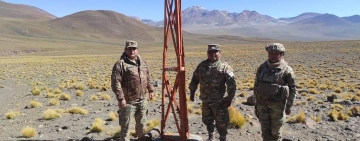 Inspeccionan  hitos fronterizos de unidades militares Loa y Antofagasta