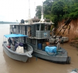 En patrullaje fluvial sobre el río Madre de Dios detectan ilícitos y explotación de oro
