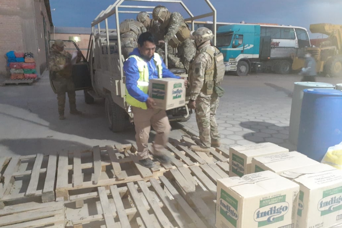 CEO-LCC incauta 12,8 toneladas de sal, en Guaqui, frontera con Perú