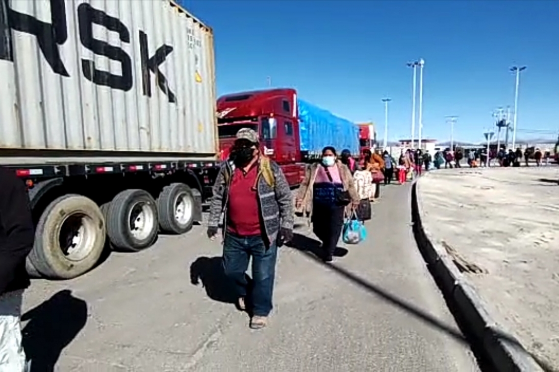 Transporte Internacional “feliz” por la apertura de la frontera con Chile