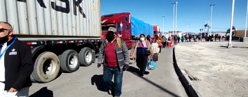 Transporte Internacional “feliz” por la apertura de la frontera con Chile