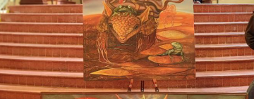 Artistas plásticos “acentúan” la belleza del Carnaval de Oruro con sus obras