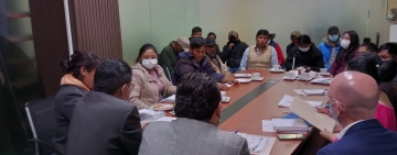 Víctimas del golpe de Estado y Ministro de Justicia revisan el avance de acuerdos