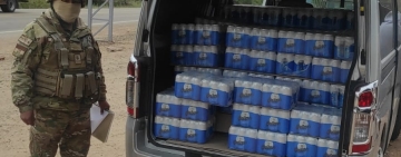 CEO entrega a la Aduana productos de contrabando y cerveza en frontera con Paraguay