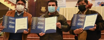 Construcción de alcantarillado en Aroma de Salinas constará Bs. 2.4 millones