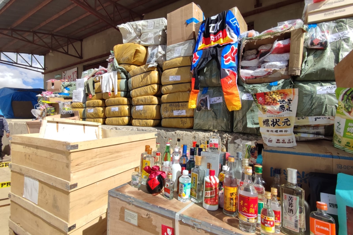 Aduana comisa 1.168 equipos electrónicos y mercancía de China