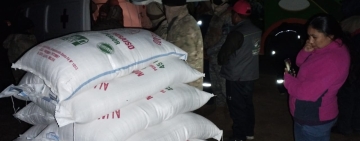 CEO comisa vagoneta ilegal, 90 quintales de alimento en frontera con Perú