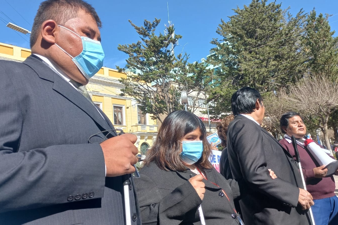 Personas con ceguera aseguran que las autoridades no abren espacios de inclusión 