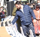 Con inversión de Bs 34 millones Gobierno entrega equipos para Fase II del BOL-110 