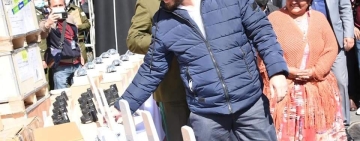 Con inversión de Bs 34 millones Gobierno entrega equipos para Fase II del BOL-110 