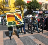 Ministerio de Defensa presenta ofrenda al Natalicio de Simón Bolívar