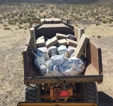 Descubren contrabando en máquinas Caterpilar entre Charaña-La Paz