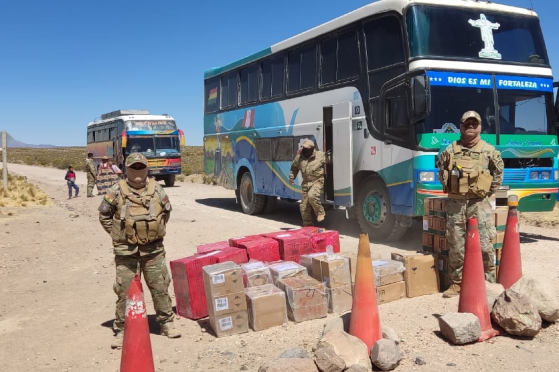 En reforzado control de fronteras del Sur se incautan 50 vehículos con contrabando