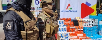 Aduana incauta celulares, impresoras y parlantes valorados en más de Bs 800.000