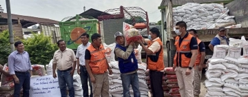 Entregan 126 toneladas de ayuda a favor de 2.500 familias de municipios cruceños