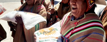 Entregan 41,69 toneladas de ayuda para 1.700 familias damnificadas en Oruro