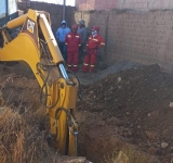 Hallan cadáver enterrado en una vivienda de la ciudad de El Alto