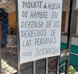 Personas con discapacidad declaran cuarto intermedio en sus medidas con firma de acuerdo