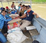 Familias de tres municipios de Pando reciben 1,3 toneladas de ayuda humanitaria