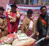 Defensa Civil entrega 30,22 toneladas de ayuda para afectadas por desastres naturales en La Paz