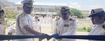 La Escuela Naval estrena obras en acto de reconocimiento a comandante de la Armada