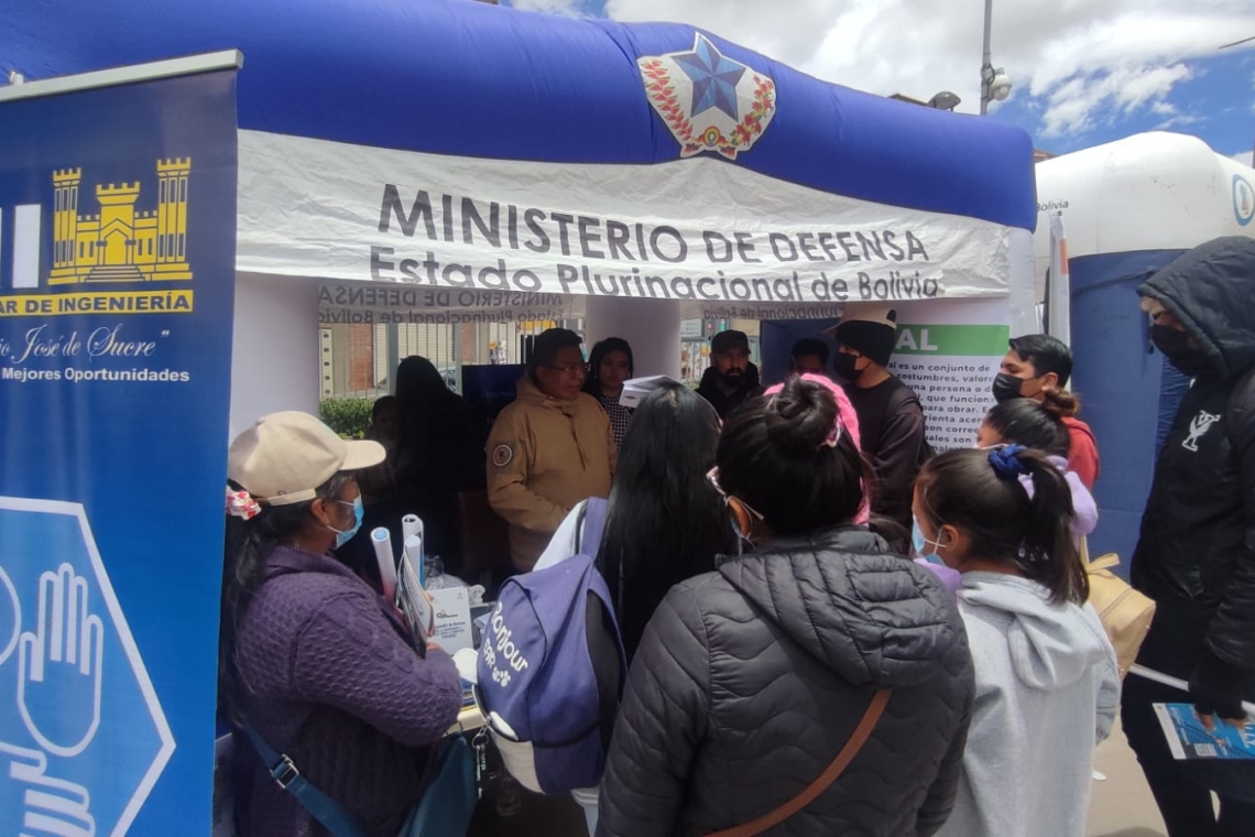 El Ministerio de Defensa participa en Súper Rally Anticorrupción