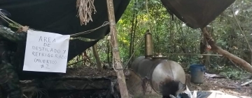 FELCN desmantela laboratorio con discoteca en Barraquilla-Cochabamba