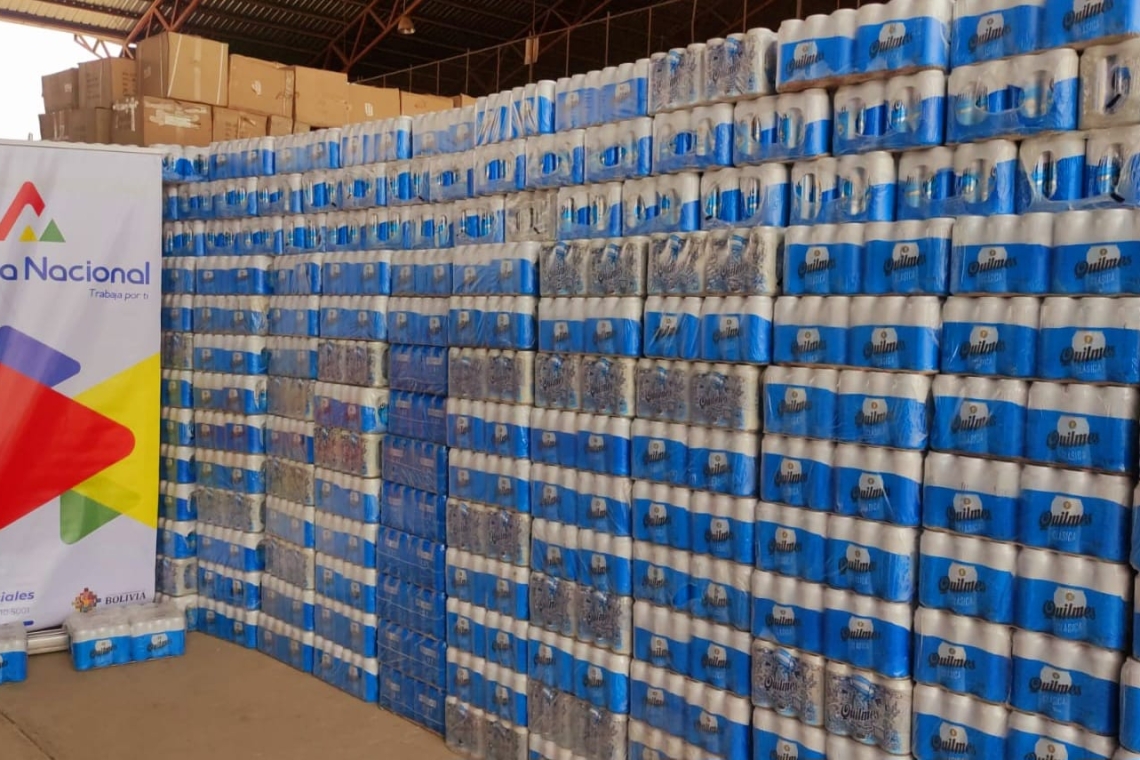 Hallan 29 toneladas de cerveza ilegal en Cochabamba y los contrabandistas atacan